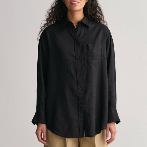 Black Linen Shirt - Gant - Modalova