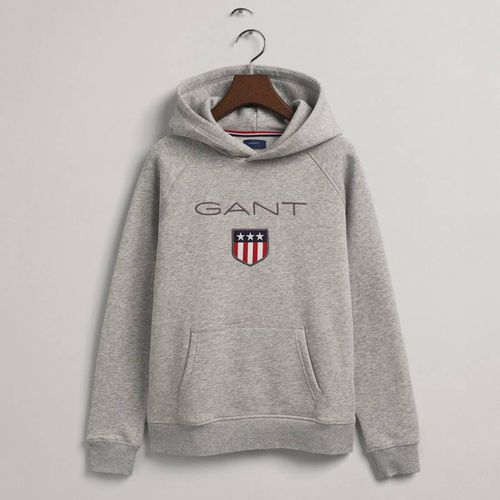 Teen Grey Gant Shield Hoodie - Gant - Modalova