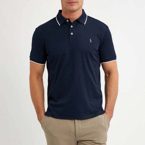 Custom Slim Cotton Blend Polo Shirt - Polo Ralph Lauren - Modalova