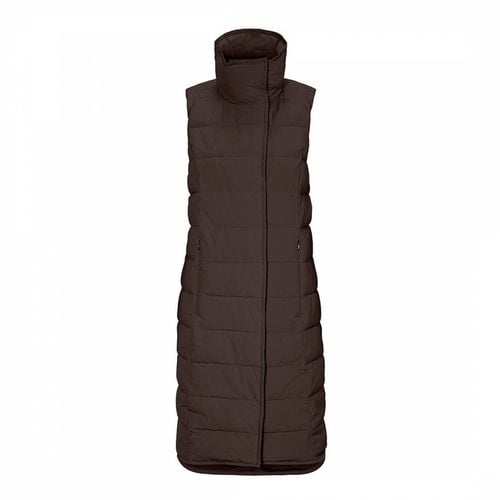 Brown Longline Puffer Vest - Didriksons - Modalova