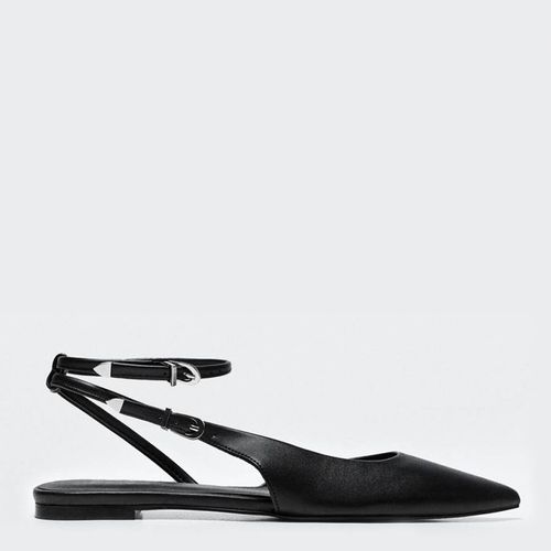 Black Tada Pointed Flat Shoes - Mango - Modalova