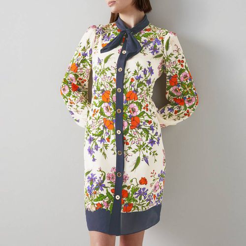 Multi Ernst Silk Mini Dress - L K Bennett - Modalova