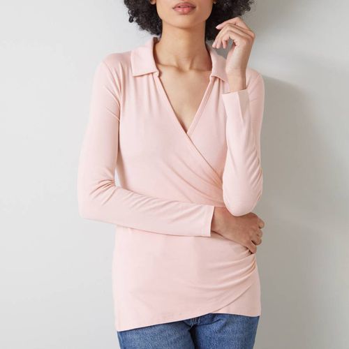 Pink Saskia Long Sleeve Top - L K Bennett - Modalova