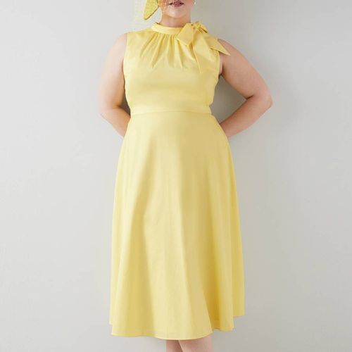 Yellow Freud Midi Dress - L K Bennett - Modalova