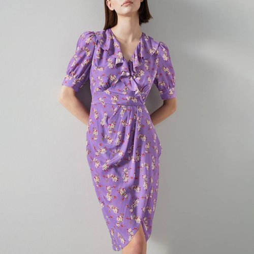 Multi Ophelia Silk Wrap Dress - L K Bennett - Modalova