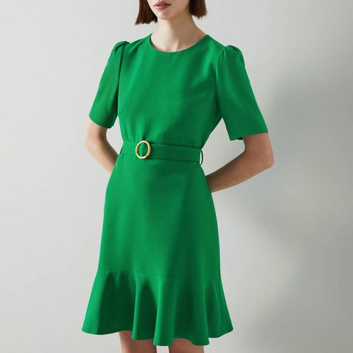 Green Eliza Belted Mini Dress - L K Bennett - Modalova