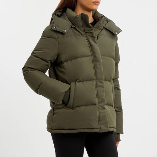 Khaki Feather & Down Puffer Jacket - N°· Eleven - Modalova