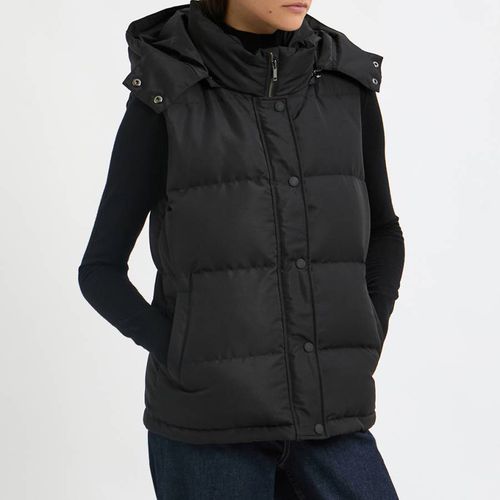 Black Feather & Down Puffer Gilet - NÂ°Â· Eleven - Modalova