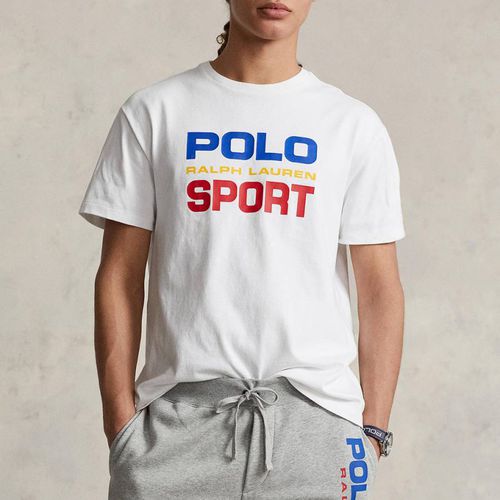 White Polo Sport T-Shirt - Polo Ralph Lauren - Modalova