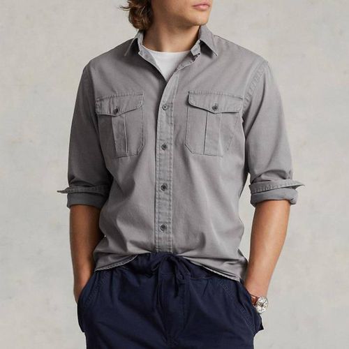Grey Collared Button Up Shirt - Polo Ralph Lauren - Modalova