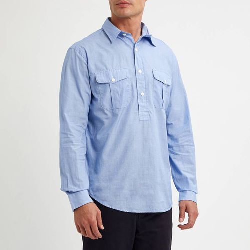 Pale Blue Cotton Shirt - Polo Ralph Lauren - Modalova