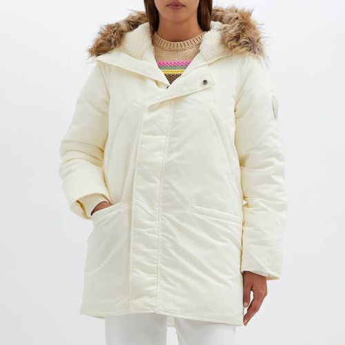 Ecru Hooded Puffer Coat - Polo Ralph Lauren - Modalova