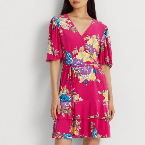 Pink Floral Stretch Mini Dress - Lauren Ralph Lauren - Modalova