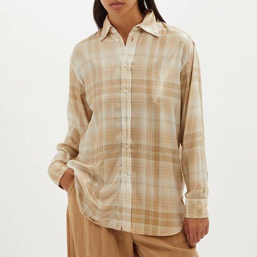 Beige Checked Long Sleeve Shirt - Polo Ralph Lauren - Modalova