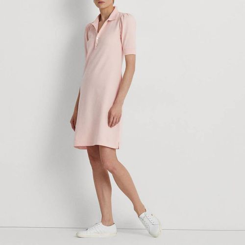 Pink Puff Sleeve Polo Dress - Lauren Ralph Lauren - Modalova