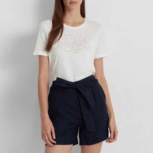 White Logo T-Shirt - Lauren Ralph Lauren - Modalova