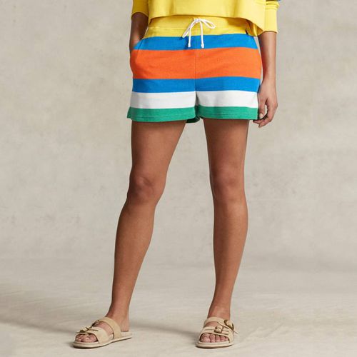 Striped Terry Cotton Blend Shorts - Polo Ralph Lauren - Modalova