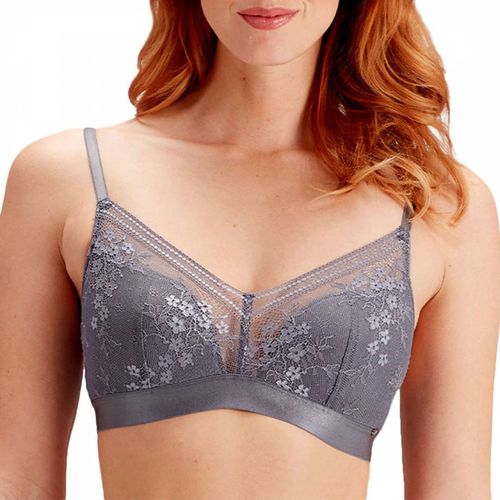 Grey Botanical Lace Triangle Bra - Pretty Polly - Modalova