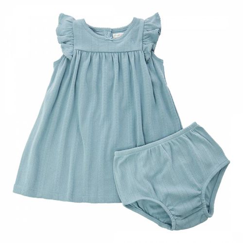 Baby Girl's Dark 2 Piece Dress & Bottoms Cotton Set - Polo Ralph Lauren - Modalova