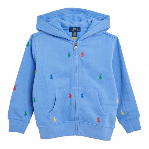 Toddler Boy's /Multi Cotton Blend Logo Zip Hoodie - Polo Ralph Lauren - Modalova