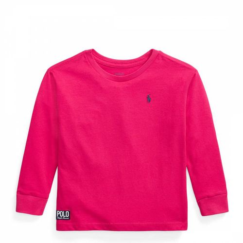 Toddler Girl's Jersey Long Sleeve Cotton T-Shirt - Polo Ralph Lauren - Modalova