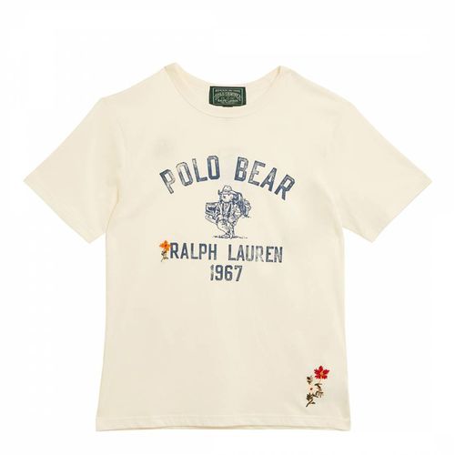 Older Boy's Jersey Printed Cotton T-Shirt - Polo Ralph Lauren - Modalova