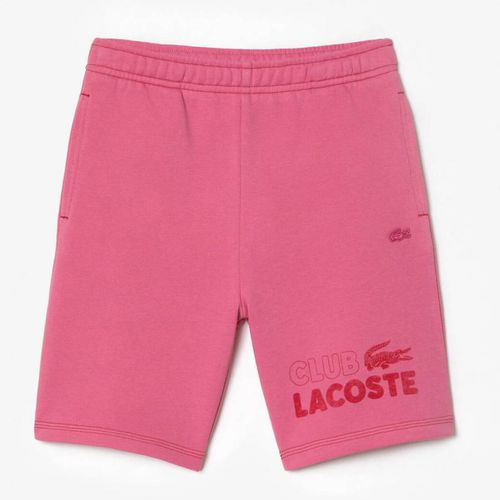 Kid's Pink/Red Elasticated Shorts - Lacoste - Modalova