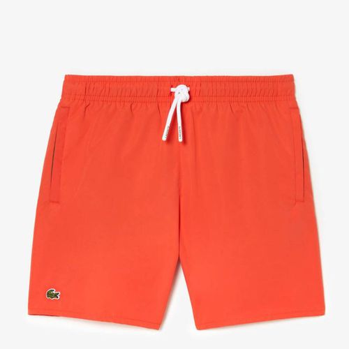 Kid Boy's Orange Logo Swim Shorts - Lacoste - Modalova