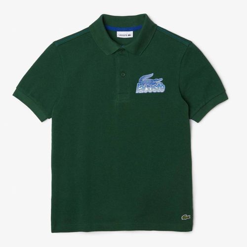 Teen's Green Logo Polo Shirt - Lacoste - Modalova