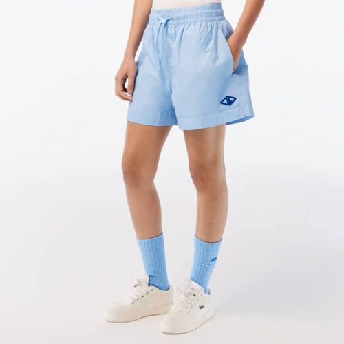 Blue Branded Shorts - Lacoste - Modalova