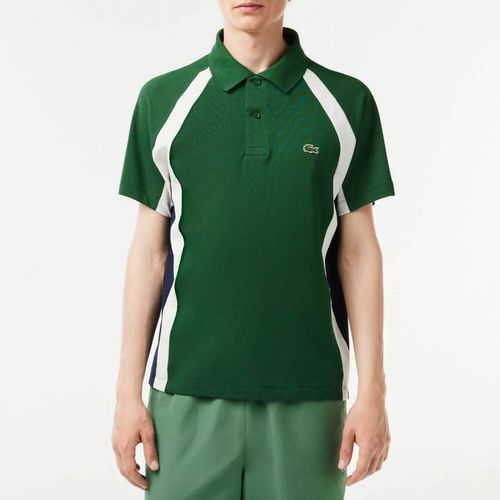 Green Embroidered Polo Shirt - Lacoste - Modalova