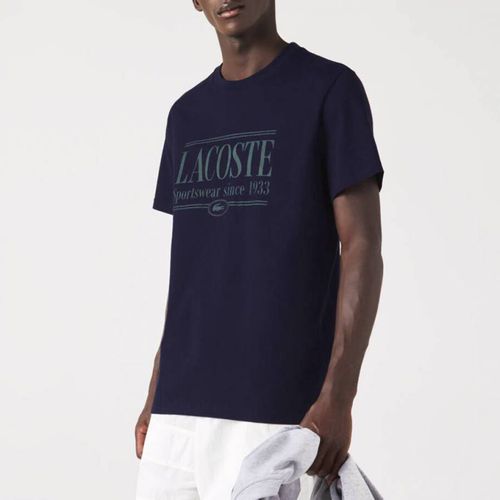 Navy Lacoste Sportswear T-Shirt - Lacoste - Modalova