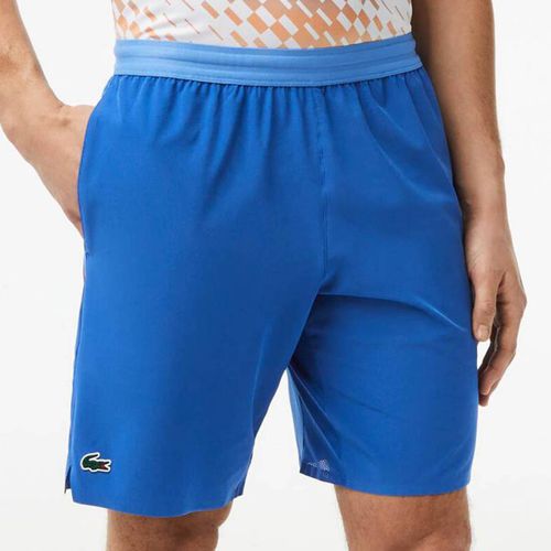 Blue Elasticated Branded Shorts - Lacoste - Modalova