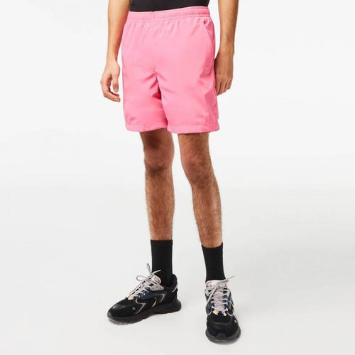 Pink Elasticated Shorts - Lacoste - Modalova