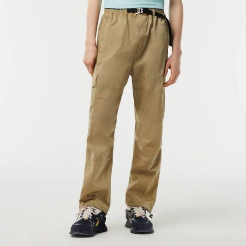 Brown Straight Leg Cargos - Lacoste - Modalova