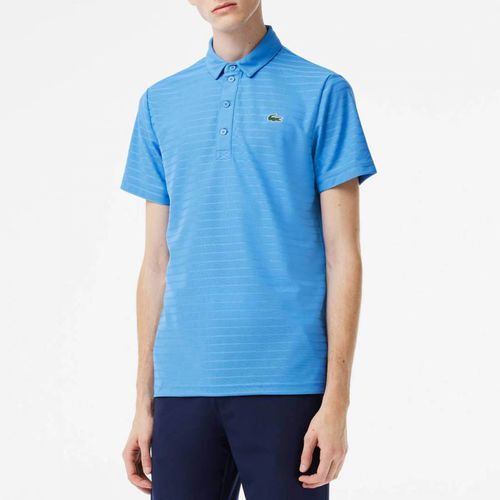 Blue Stripe Polo Shirt - Lacoste - Modalova