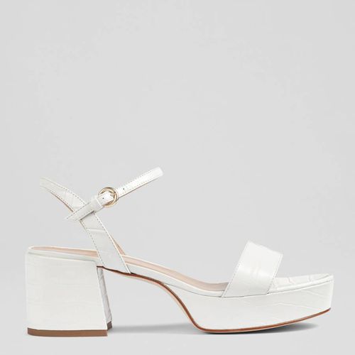 White Amia Platform Sandals - L K Bennett - Modalova