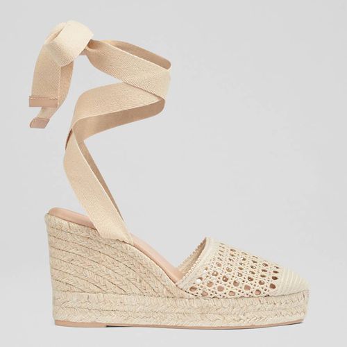 Magnolia Strappy Wedge Espadrilles - L K Bennett - Modalova