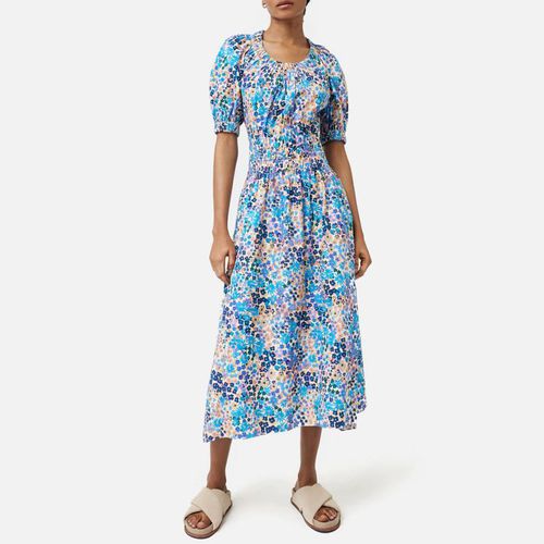 Blue Rave Floral Cotton Dress - Jigsaw - Modalova