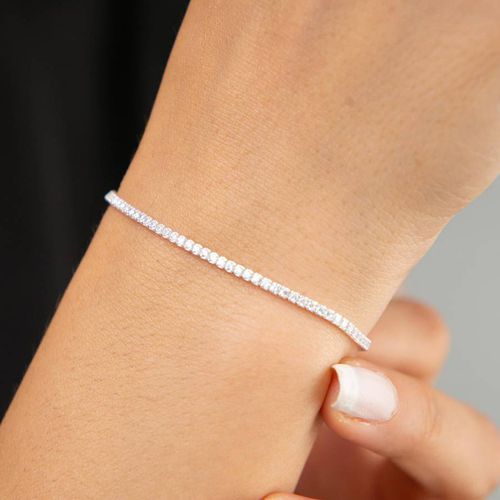 Silver Chain Bracelet - Elika - Modalova