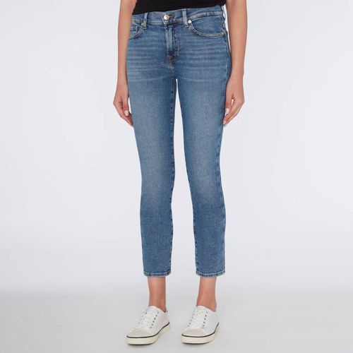 Mid Blue Roxanne Stretch Jeans - 7 For All Mankind - Modalova