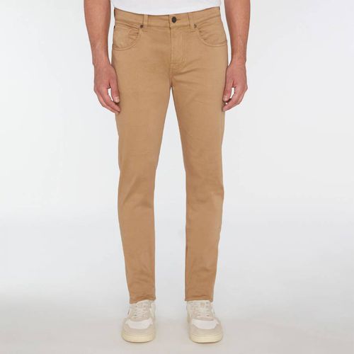 Beige Slimmy Tapered Stretch Jeans - 7 For All Mankind - Modalova