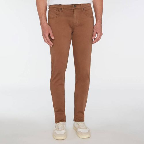 Brown Tapered Stretch Jeans - 7 For All Mankind - Modalova