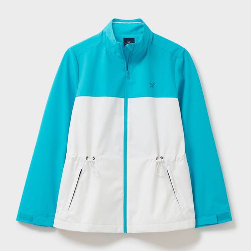 Blue/White Showerproof Golf Jacket - Crew Clothing - Modalova