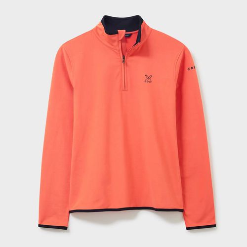 Orange Core Golf Half Zip Jumper - Crew Clothing - Modalova