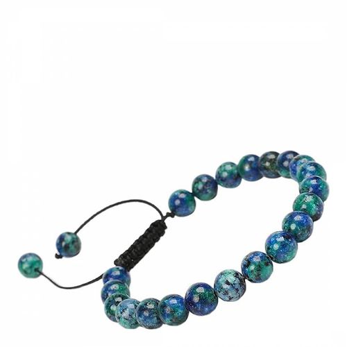 Multi Blue Adjustable Gemstone Bracelet - Stephen Oliver - Modalova