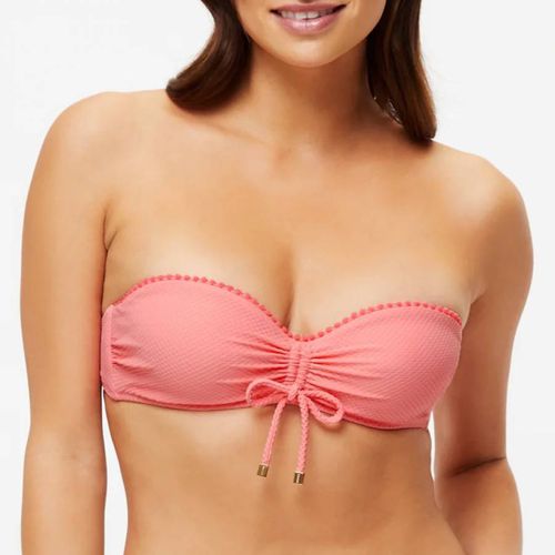 Multi Pom Pom Ruched Bikini Top - Heidi Klein - Modalova