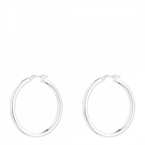 Silver Logo Hoop Earrings - Ralph Lauren - Modalova