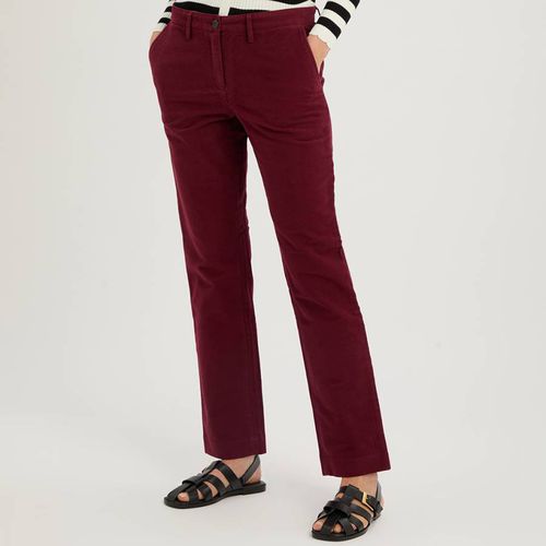 Burgundy Stretch Moleskin Trousers - SchÃ¶ffel - Modalova