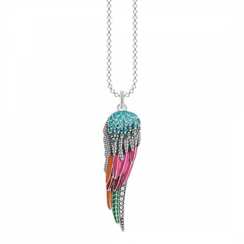 Sterling Multi Parrot Wing Necklace 50cm - Thomas Sabo - Modalova